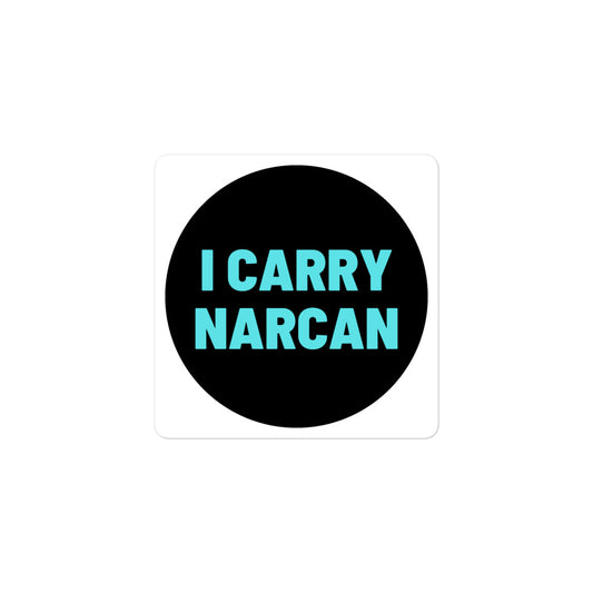 Party Favors I Carry Narcan Bubble-free stickers