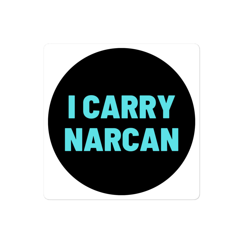 Party Favors I Carry Narcan Bubble-free stickers