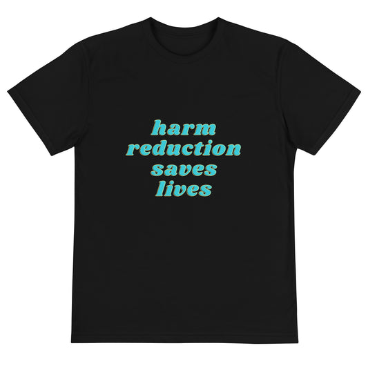 Party Favors Blue Texas Harm Reduction Saves Lives Sustainable T-Shirt